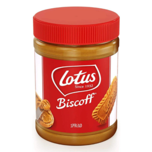 alternatives to peanut butter - biscoff spread