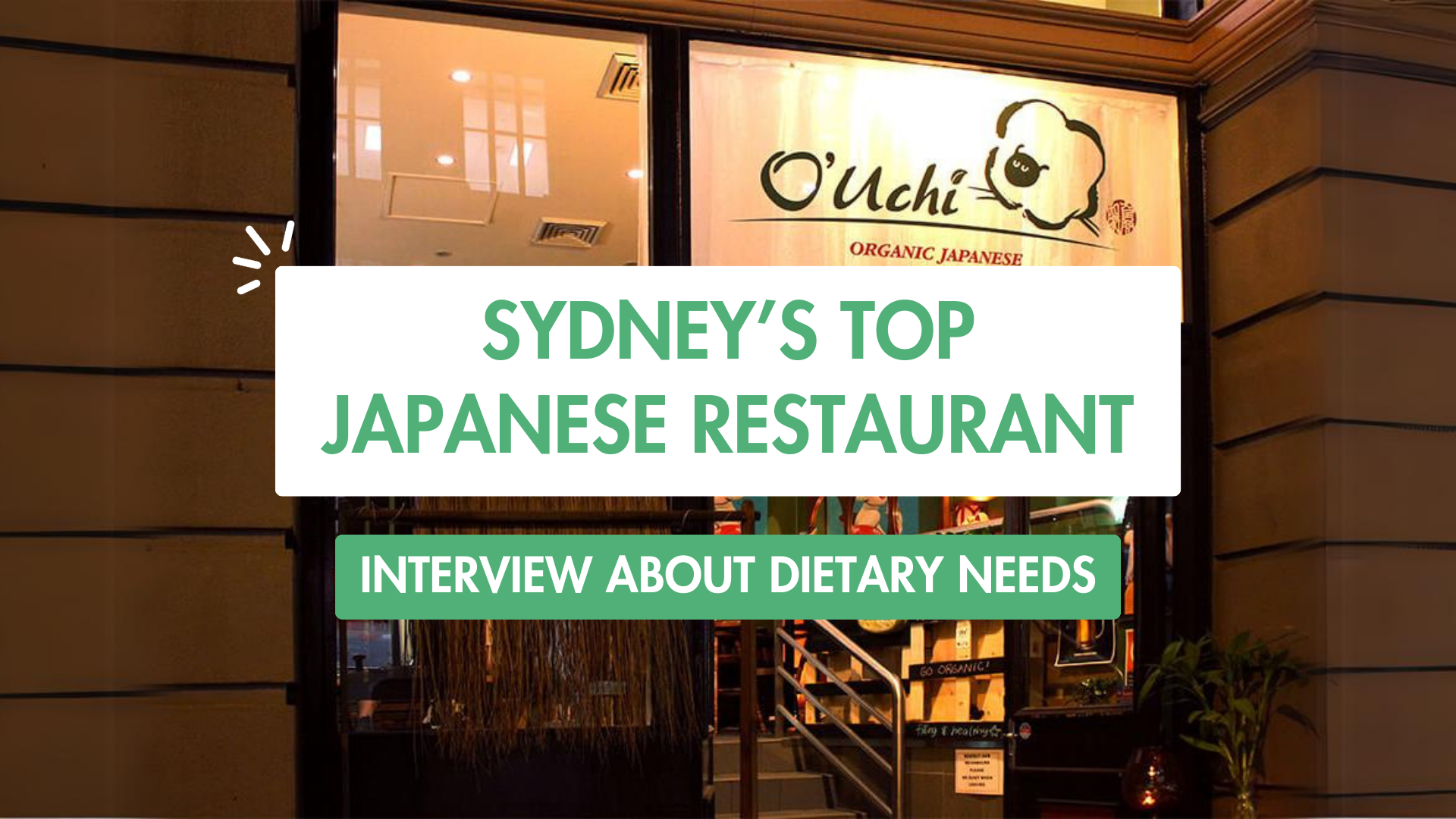 Sydney Best Japanese GF Restaurant